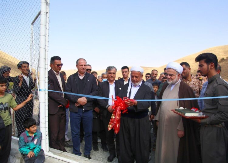 افتتاح زمین چمن مصنوعی فوتبال روستایی